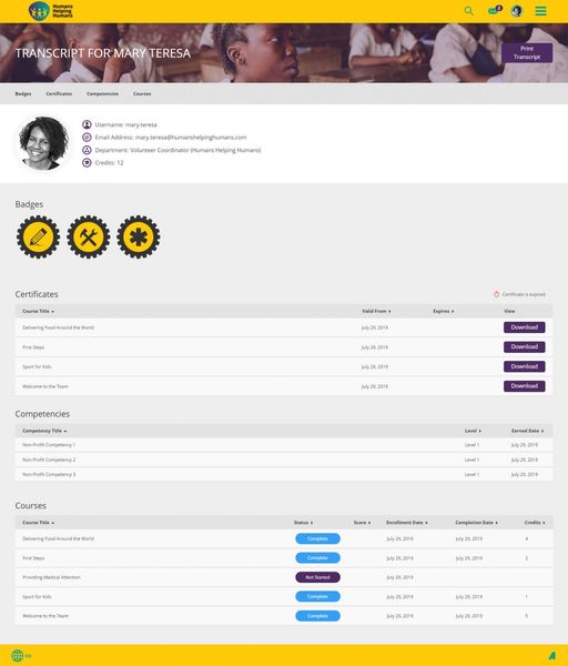 Humans Helping Humans Transcript