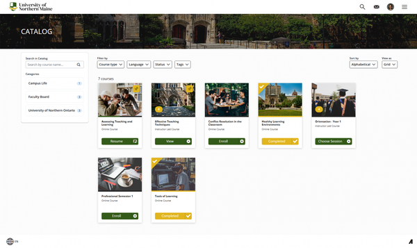 University of Northern Maine Catalog