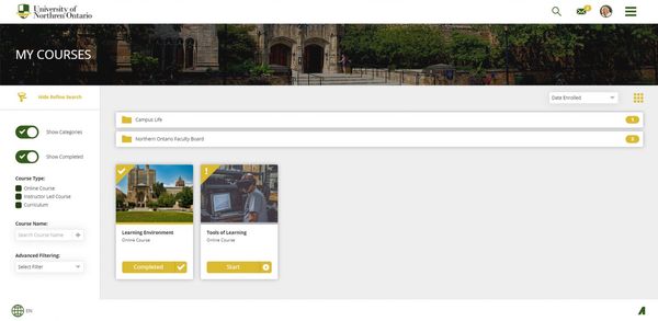University of Northern Ontario Courses