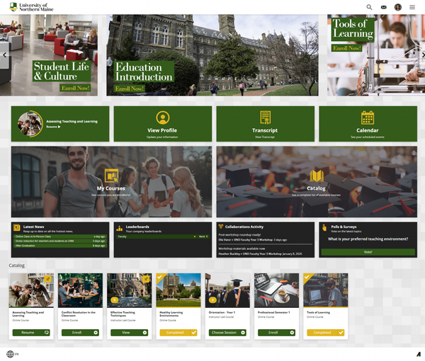 University of Northern Maine Dashboard