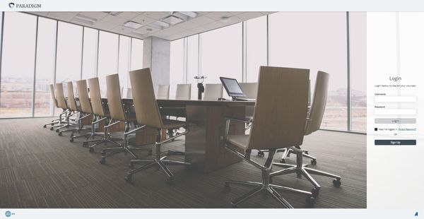 Paradigm Login