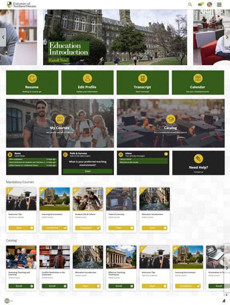 University of Northern Ontario Dashboard