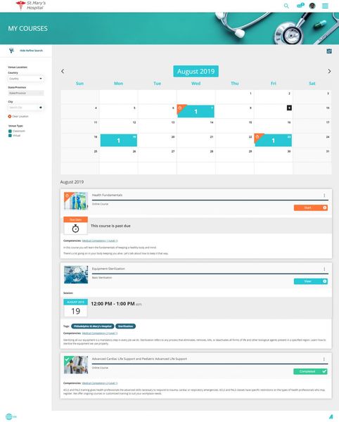St. Mary's Hospital Calendar