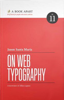 On Web Typography