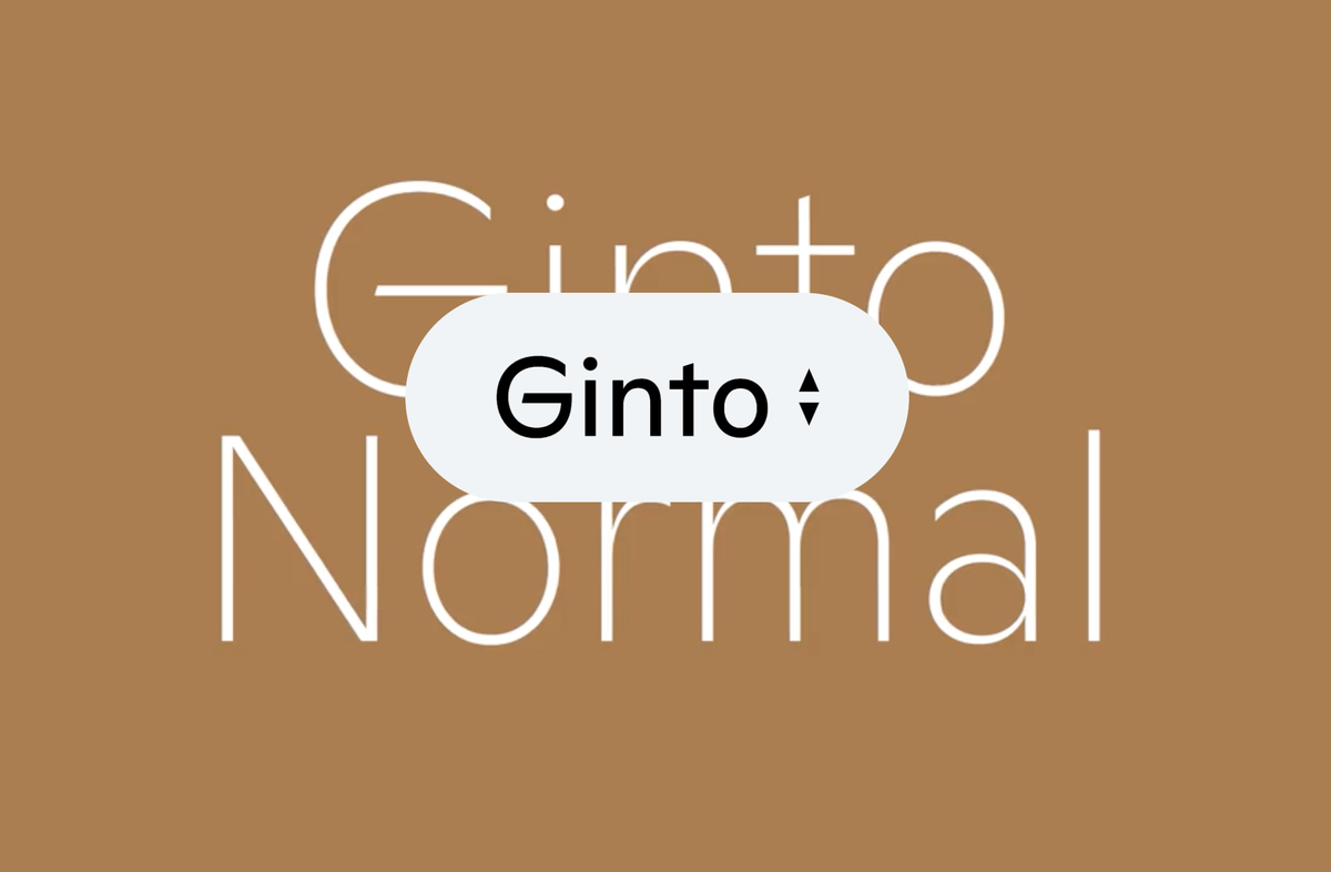 Ginto — Dinamo Typefaces