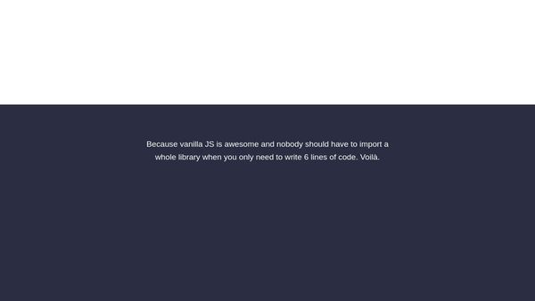 The Simplest parallax effect in vanilla JS