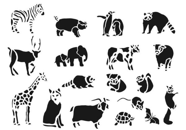 Zoo Animal Vector Pack 46382 Vector Art at Vecteezy