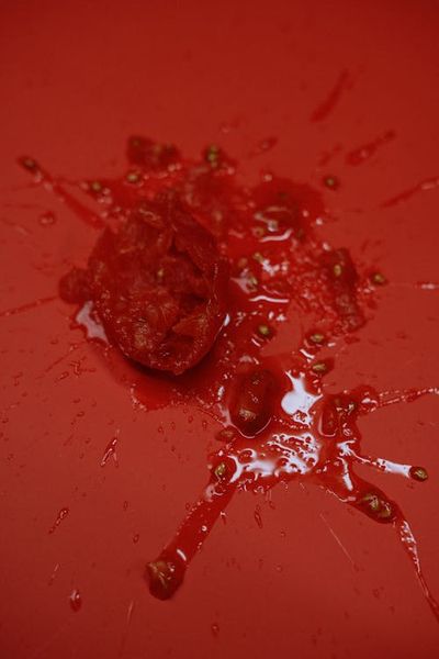 Brown Heart Shaped Ornament on Red Surface · Free Stock Photo