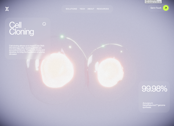 AI GenRevive: Biogenetics | Made in PeachWeb Builder