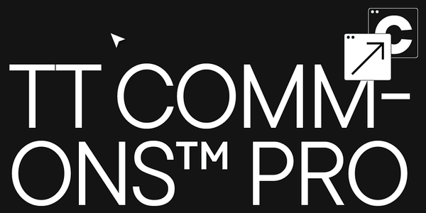 TT Commons Pro | Adobe Fonts