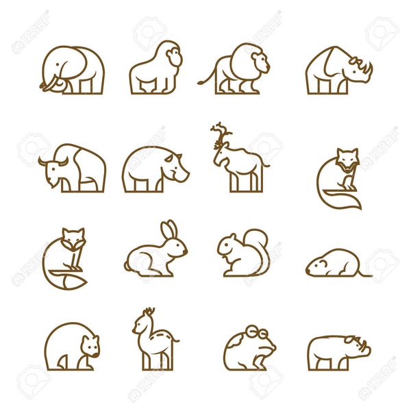 Collection Of Animal Icons Free Vector and graphic 189854195.