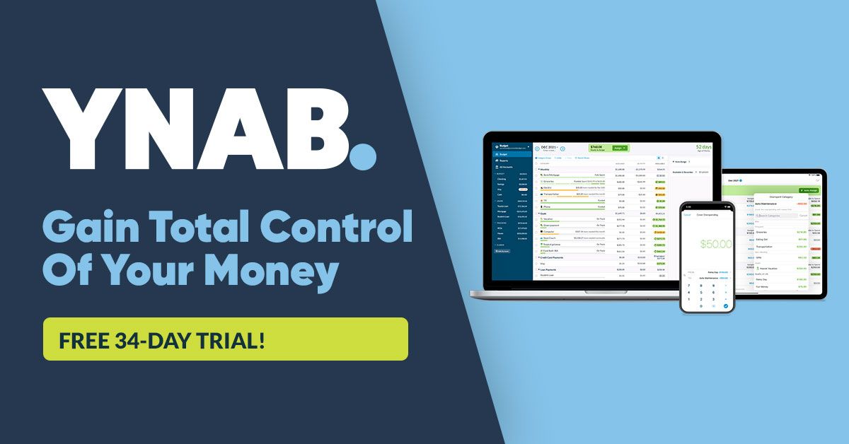 YNAB - Gain Total Control of Your Money