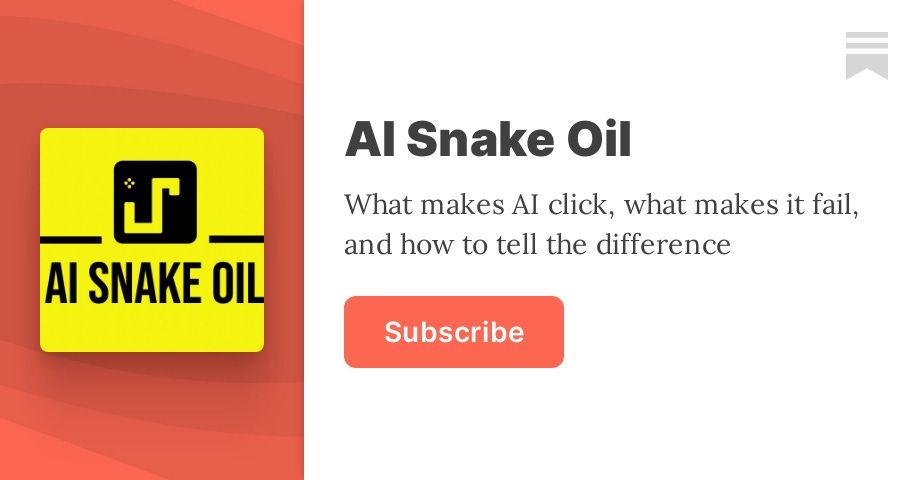 AI Snake Oil