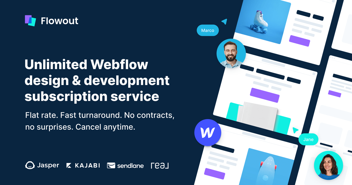 Unlimited Webflow Design and Development Service | Flowout