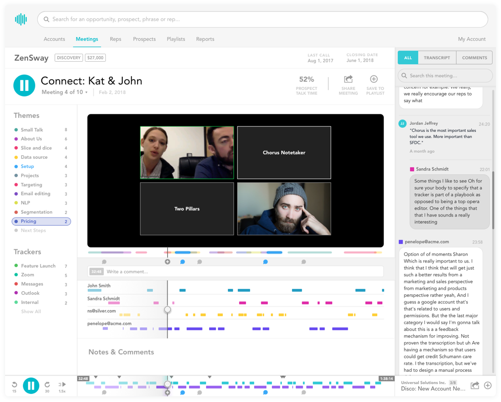 Chorus.ai: Conversation Intelligence Platform for Sales