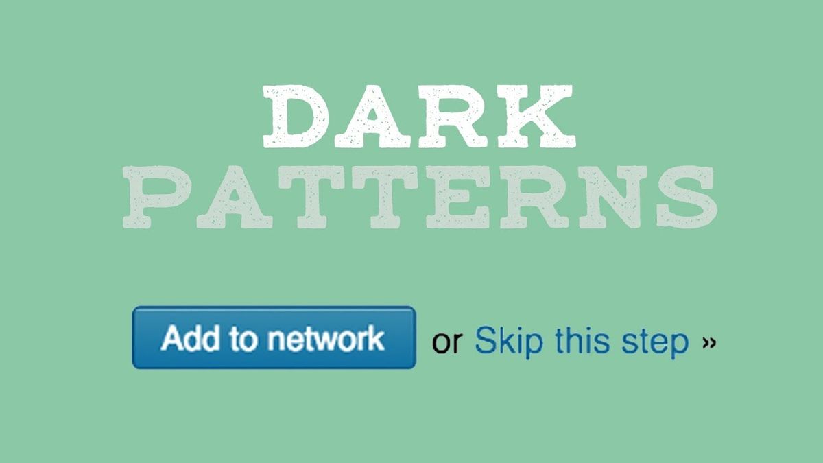 How Dark Patterns Trick You Online - YouTube