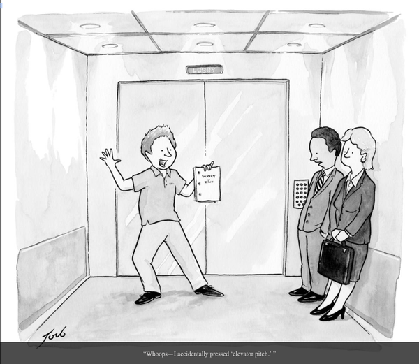 Elevator Pitch comic