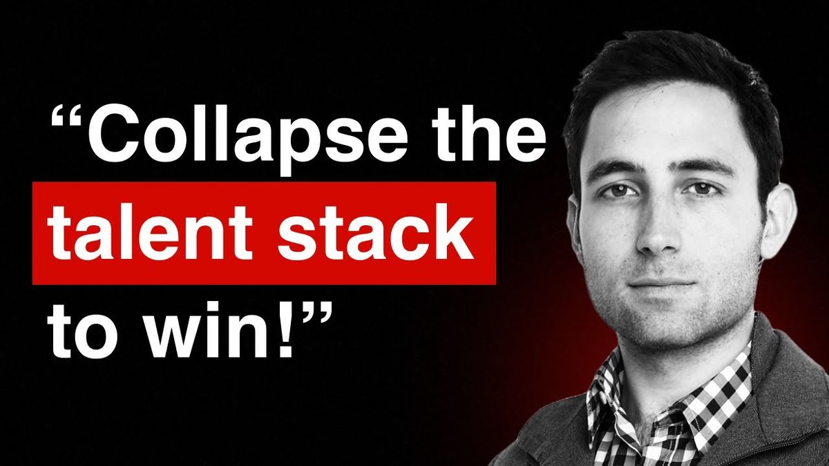 Build Your Career by Collapsing the Talent Stack | Scott Belsky (CPO Adobe) - YouTube