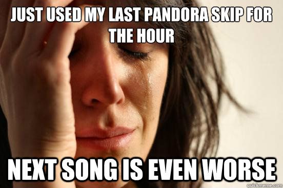 First world problems