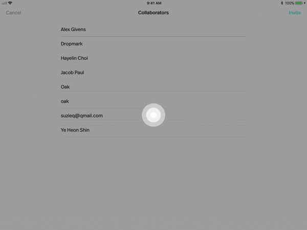 Invite collaborators