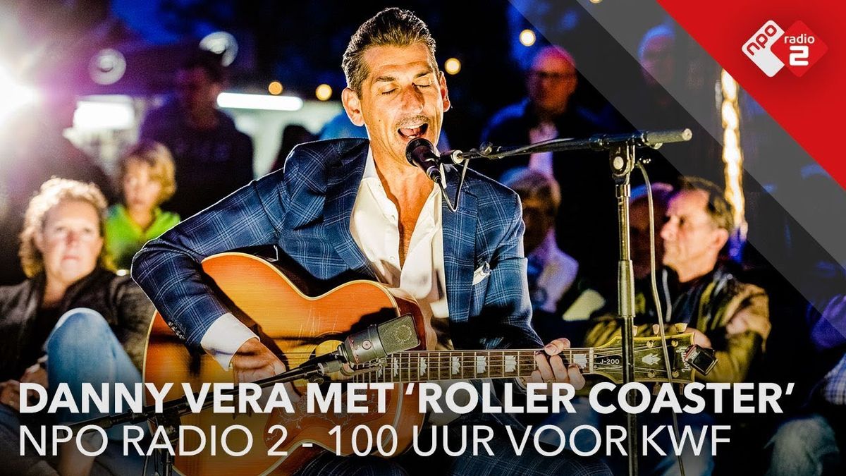 Danny Vera betovert met akoestische uitvoering 'Roller Coaster' | NPO Radio 2
