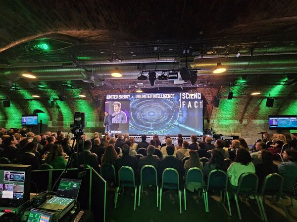 Sound desk view Gerd 1gerd leonhard keynote glasgow 2025