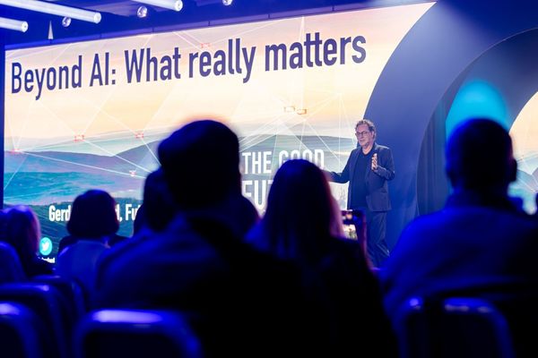 on stagegerd leonhard warsaw october 2025 keynoteFoP-17