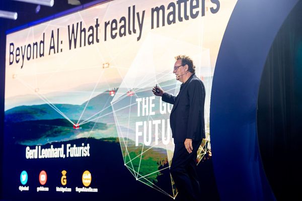 on stagegerd leonhard warsaw october 2025 keynoteFoP-18