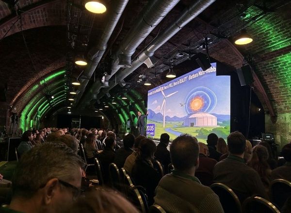 Side stage view Gerdgerd leonhard keynote glasgow 2025