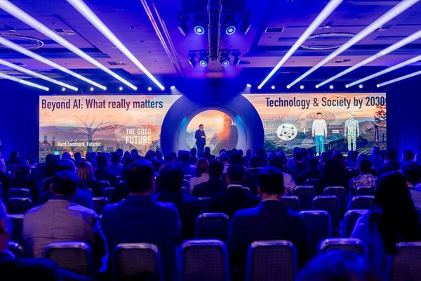 on stagegerd leonhard warsaw october 2025 keynoteFoP-4