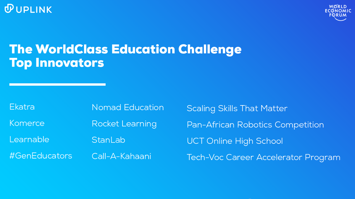 12 innovators that are transforming the future of education | World Economic Forum