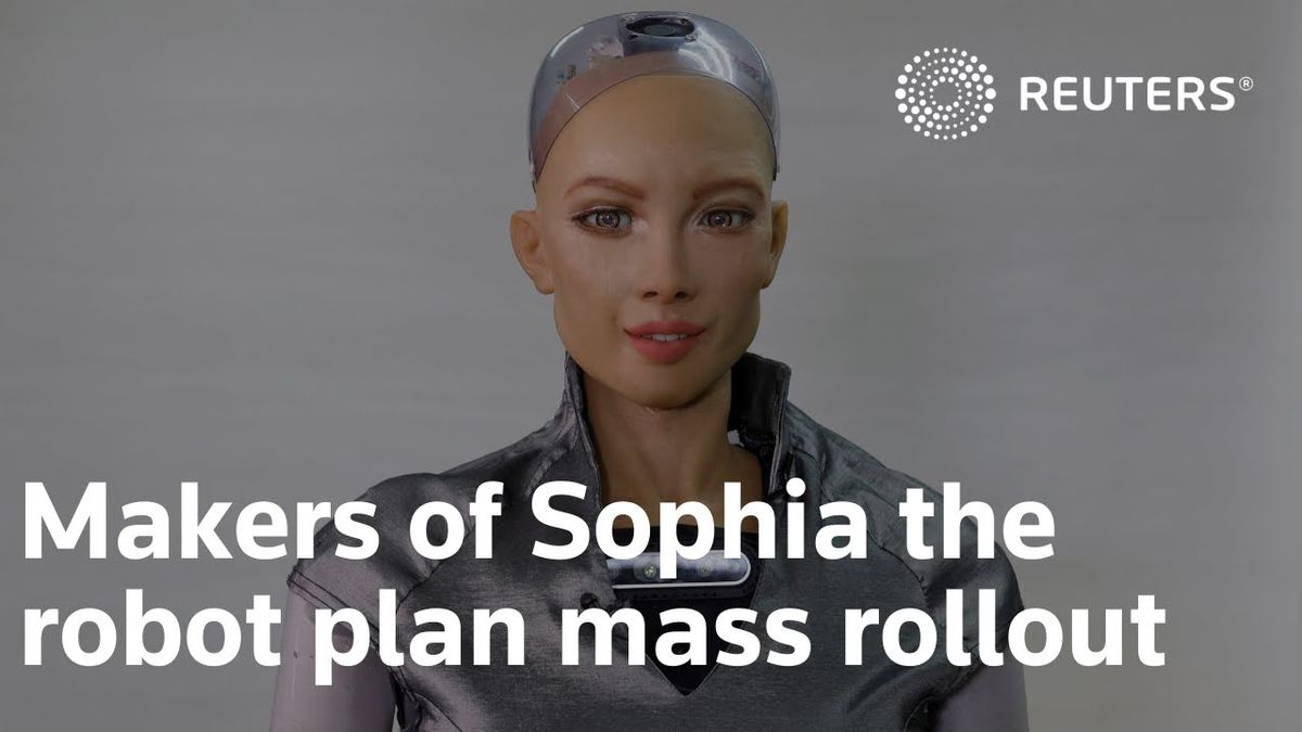 Sophia the robot maker plans mass rollout amid pandemic - YouTube