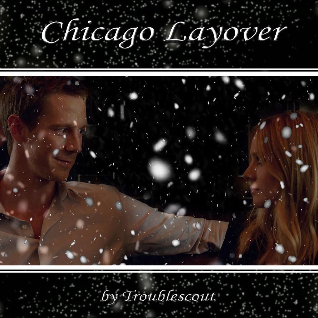 Art: Chicago Layover by Troublescout AU: A midwestern blizzard strands Veronica and Logan. They hav…