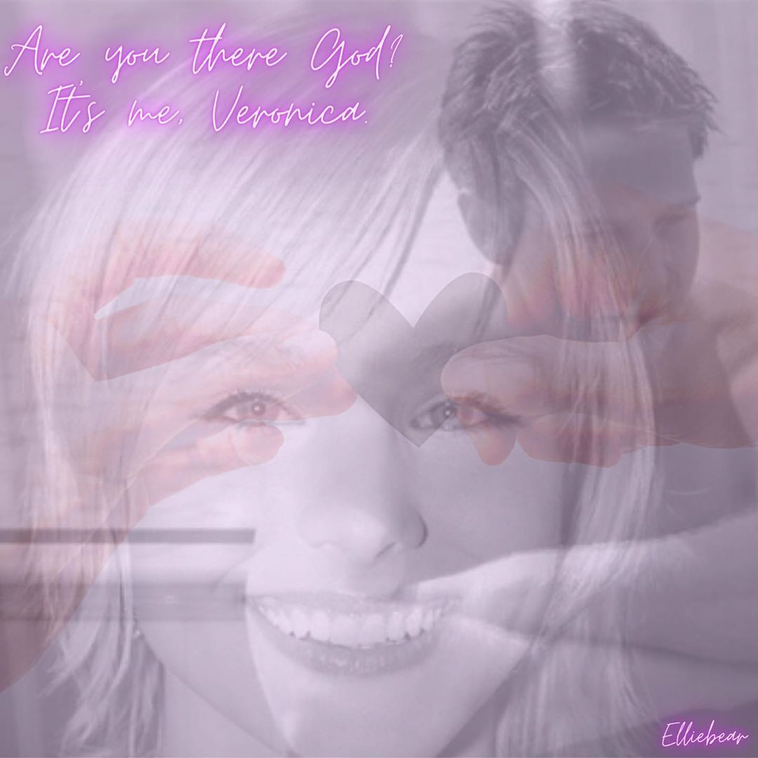 Art: Are you there God? It’s me, Veronica. By Elliebear #vmficclub #vmfanfic #Tropeapalooza”