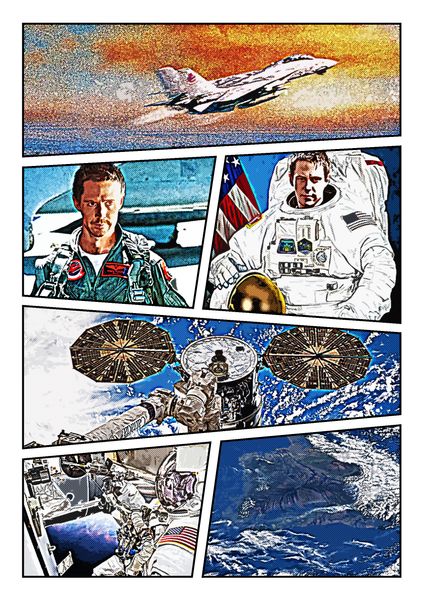 Art: Logan Echolls: Astronaut 002
