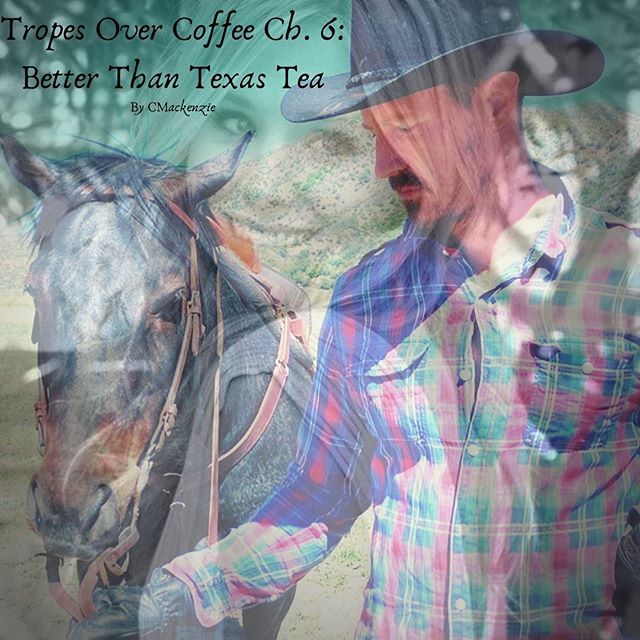 Art: Tropes Over Coffee: Better Than Texas Tea by CMackenzie #vmficclub #vmfanfic #Tropeapalooza”