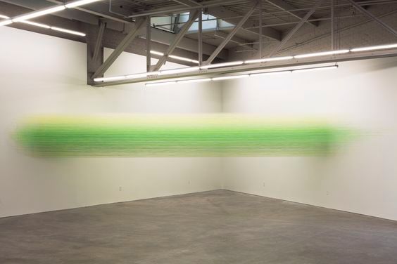 Anne Lindberg makes "sculpture and drawings that tap a non-verbal physiological landscape of body a…