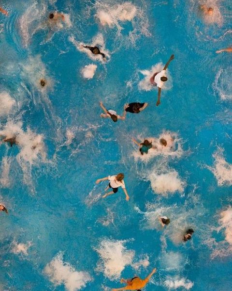 New day 💦 #makeasplash #swimming #newday Photographer unknown, but reminds me of swimmers by #fr…