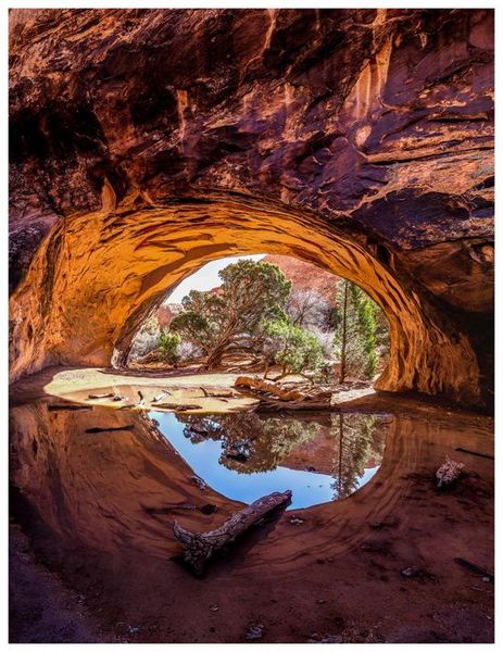 ITAP of Navajo Arch using a combination of techniques (panorama focus stacking bracketing) by Darth…