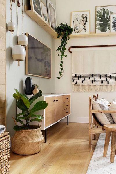 "With clean lines, a blend of matte white and black with warm wood, this stunner would feel at home…