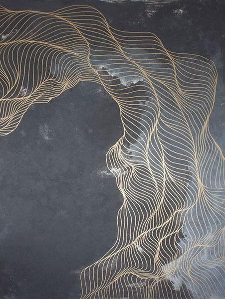 Acrylic and oil on wood by Tracie Cheng. More info here .
