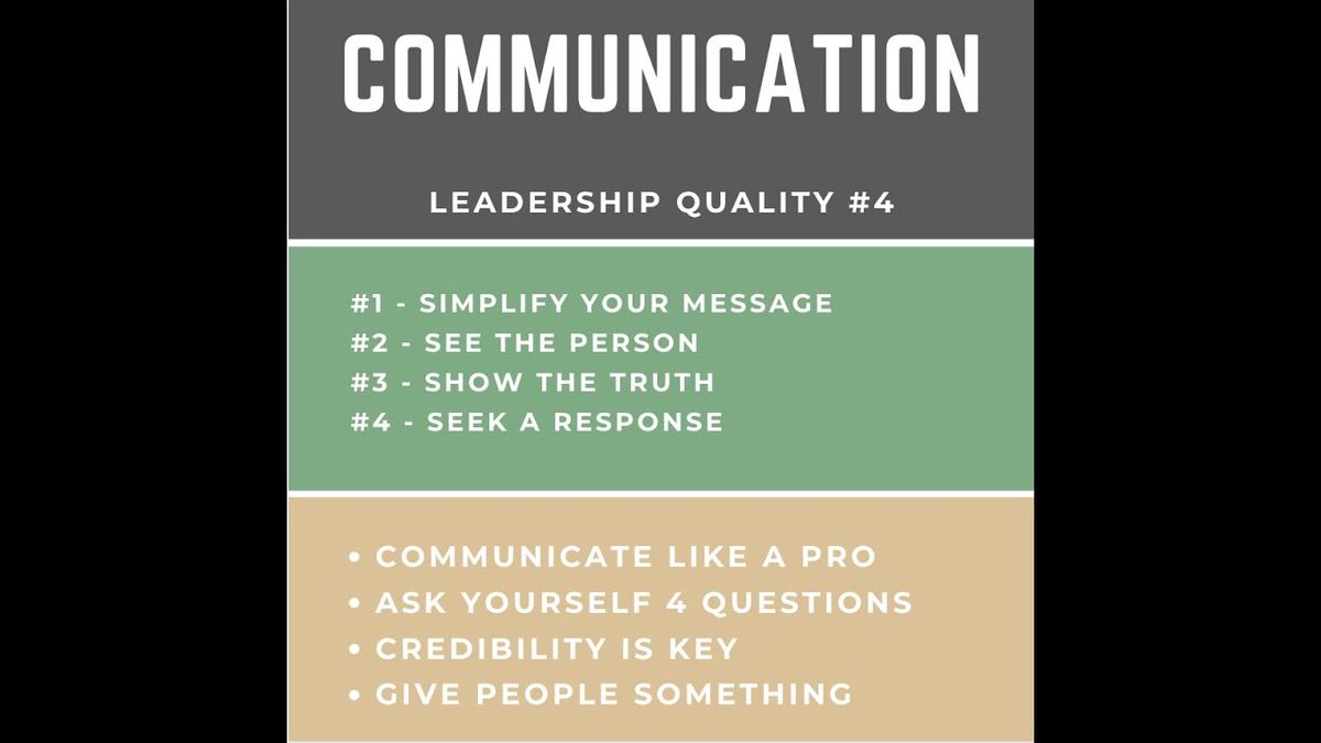 Leadership Skill #4