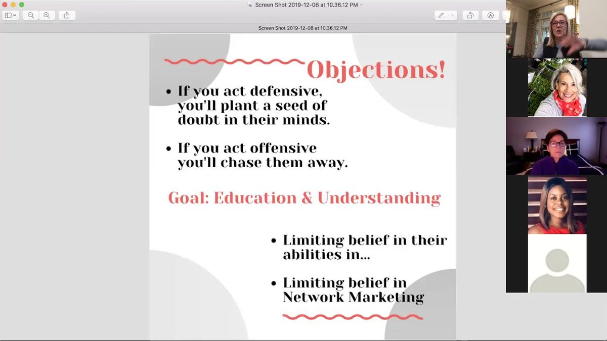 Handling Objections