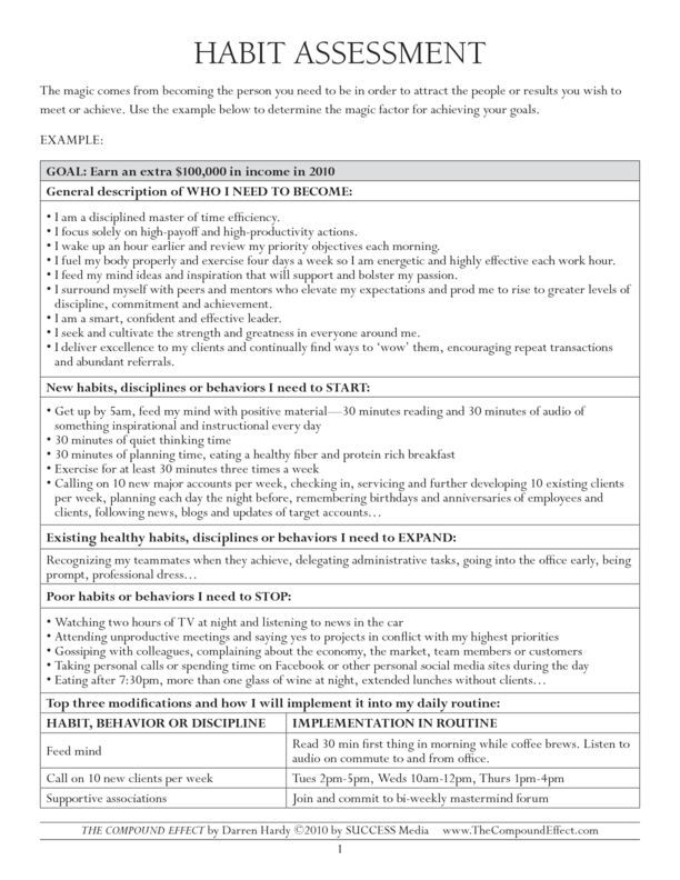 Habit Assessment