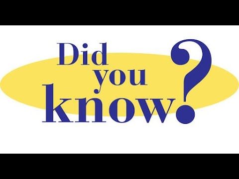 Did You Know?