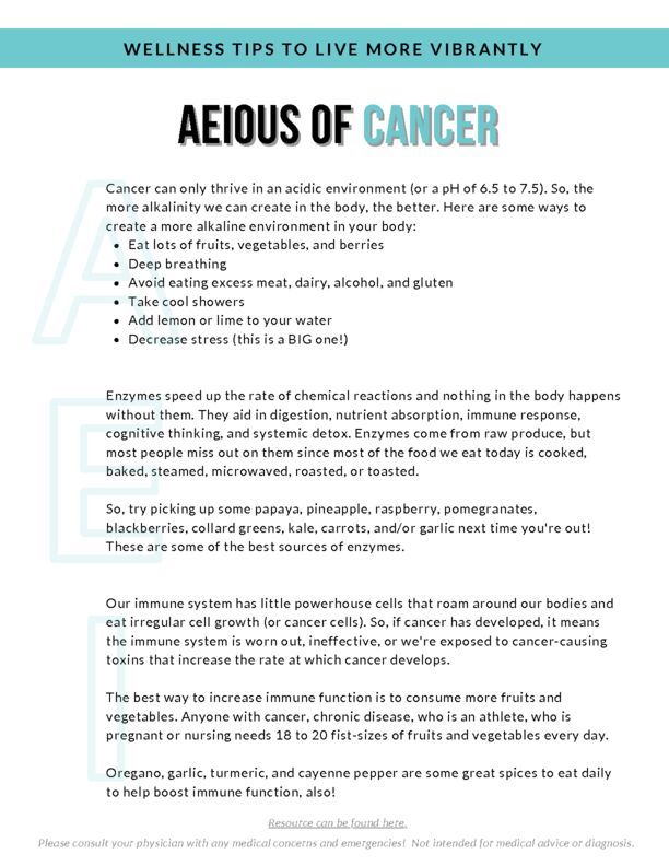 AEIOU's of Striding Through Cancer Document
