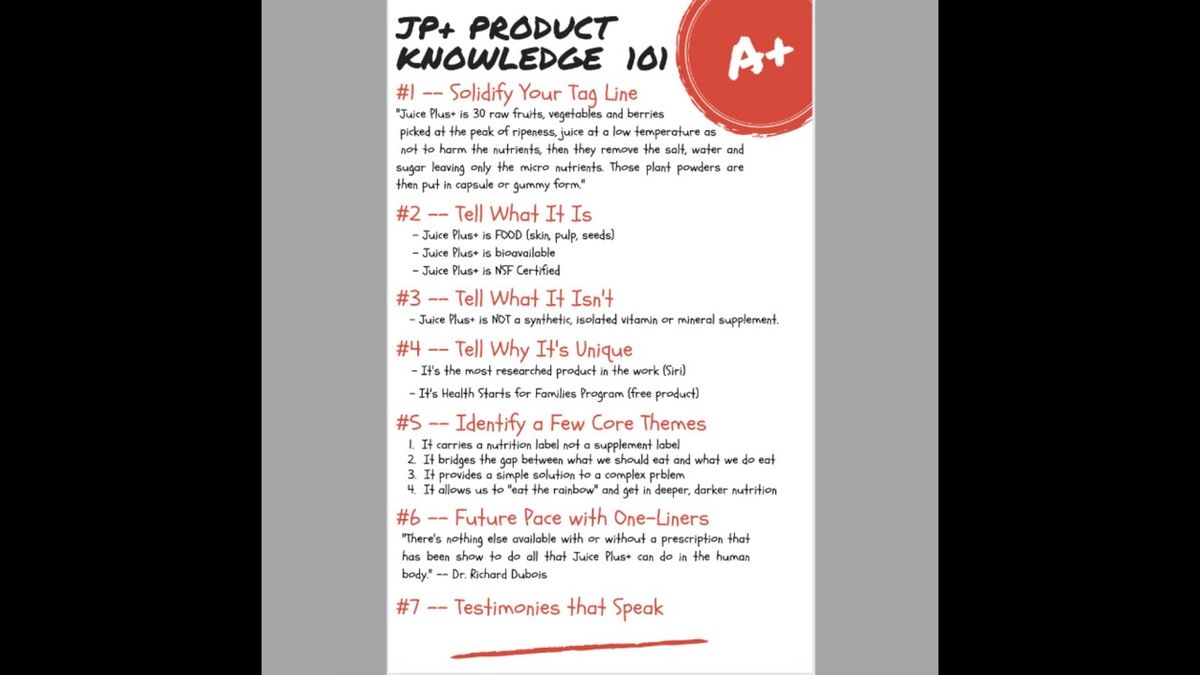 Product Knowledge