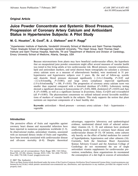 Systemic Blood Pressure