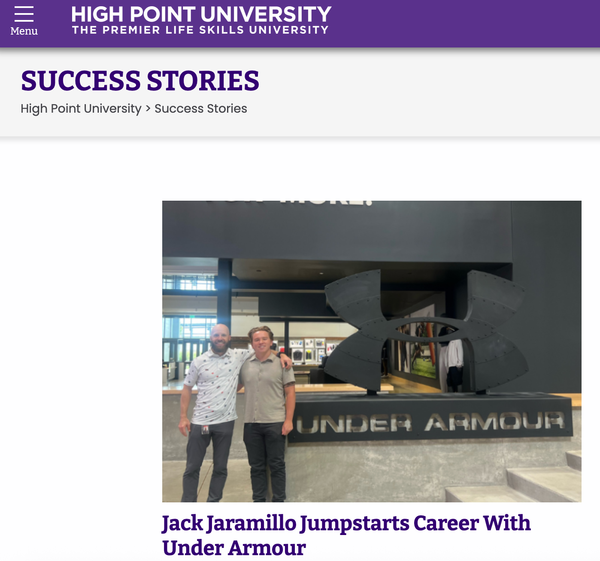 Success Stories High Point University