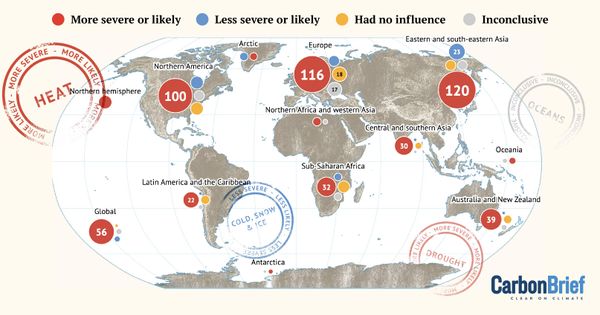Mapped: How climate change affects extreme weather around the world - Carbon Brief